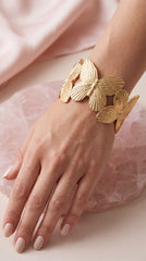 Aurelia Butterfly Cuff Bracelet
