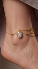 Celeste Charm Gold Anklet