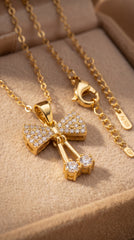 Elarié Butterfly Pearl Necklace