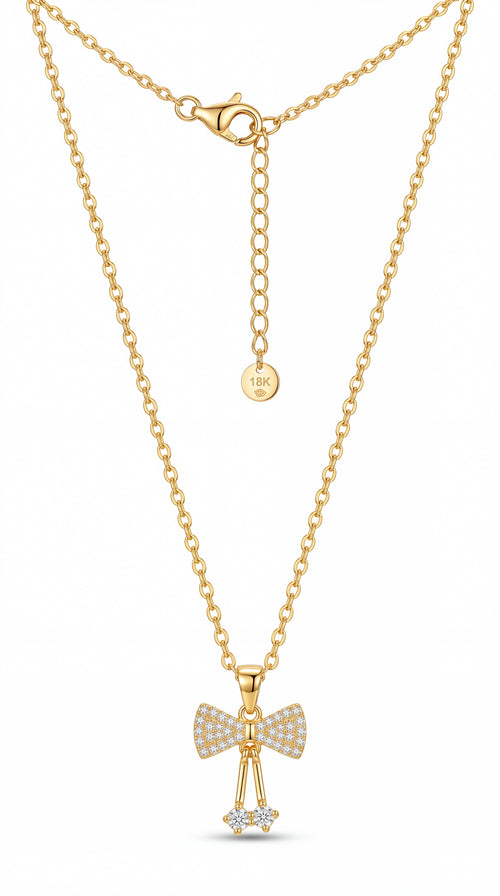 Elarié Butterfly Pearl Necklace