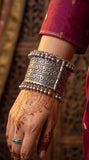 Classic Oxidised Wide Bracelet