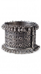 Classic Oxidised Wide Bracelet