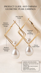 Elara Pearl Drop Korean Earrings