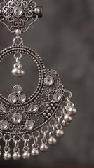 Afiya Oxidised Jhumkas