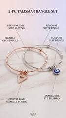 Evil Eye Bracelet Set (Pack of 2)