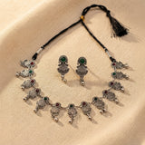 Rajasthani Oxidised Multicolor Necklace Set