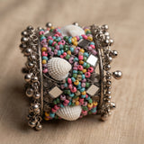 Rangoli Mosaic Shell Bead Bracelet