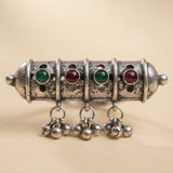 Rang Mahal Multicolor Stone Oxidised Statement Ring