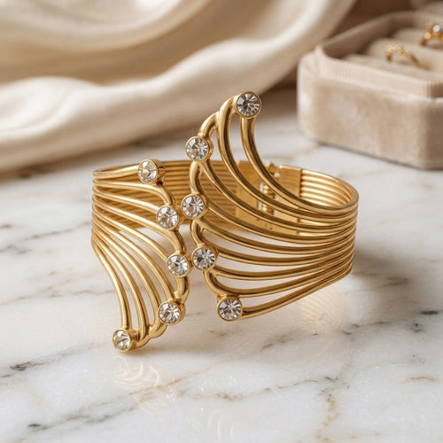 Golden Cuff Bracelet