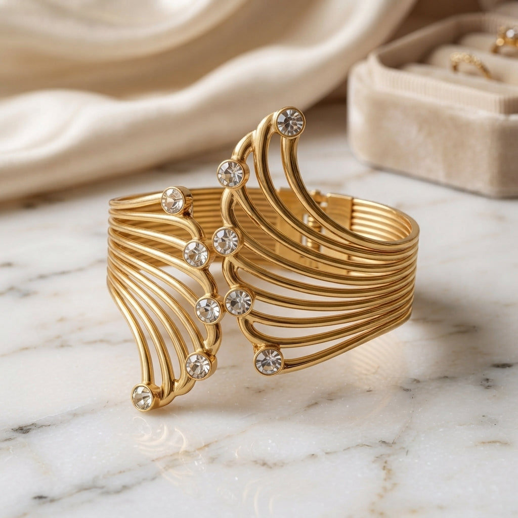 Golden Cuff Bracelet