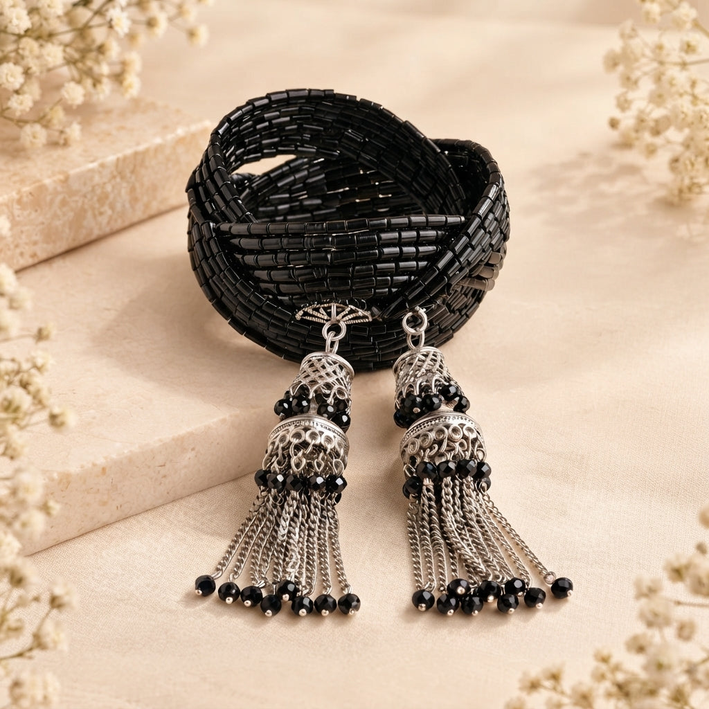 Antique Black Statement Bracelet