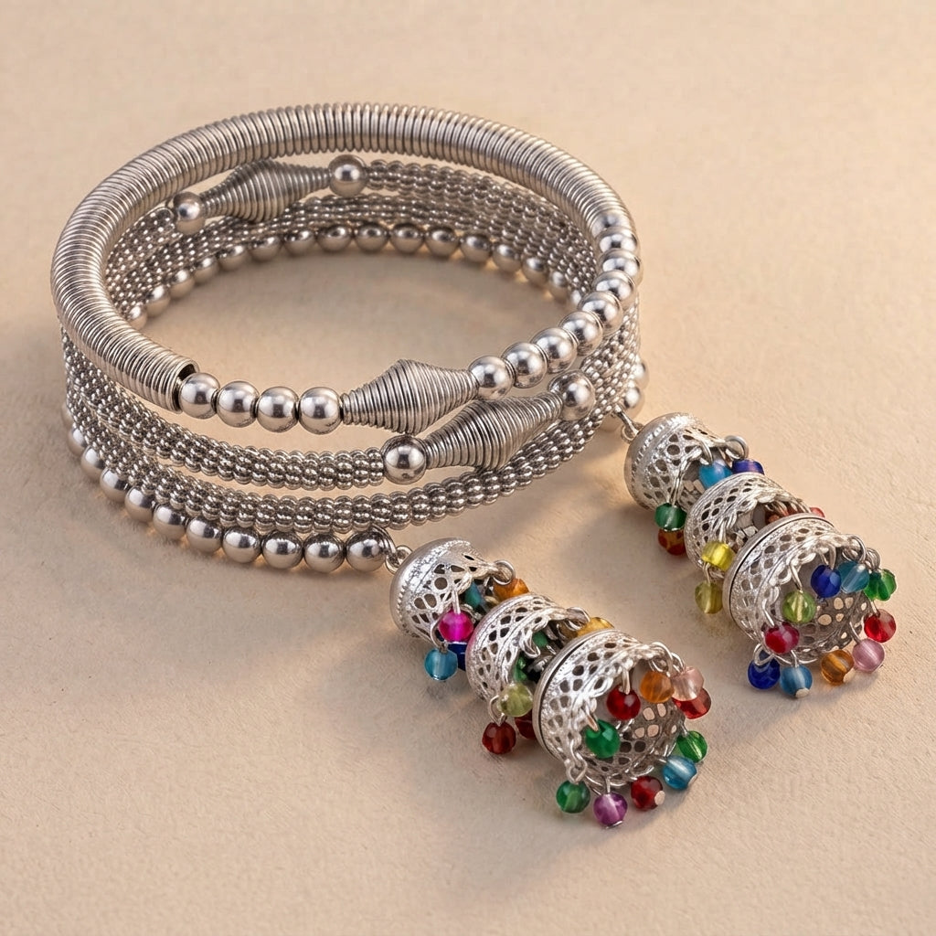 Aurette Oxidised Bracelet