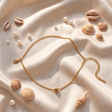 Luna Drop Gold Anklet