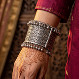Classic Oxidised Wide Bracelet